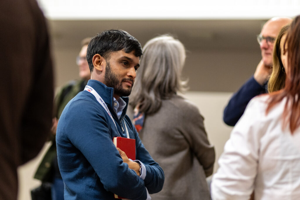 Afsar Ali, founder of Muted Healing, at TEDNext 2026.