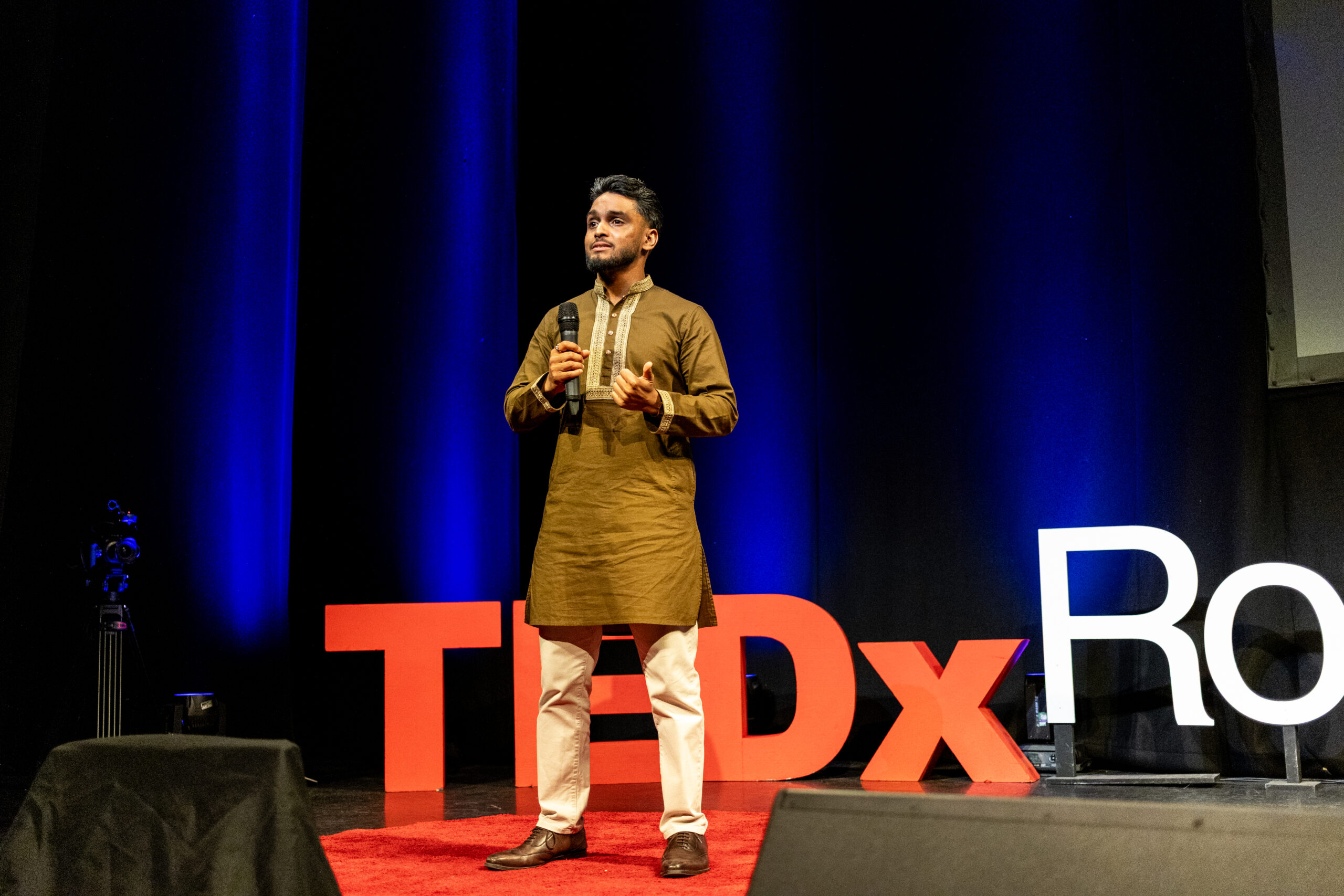 Afsar Ali Muted Healing at TEDx Royal Tunbridge Wells 2026.