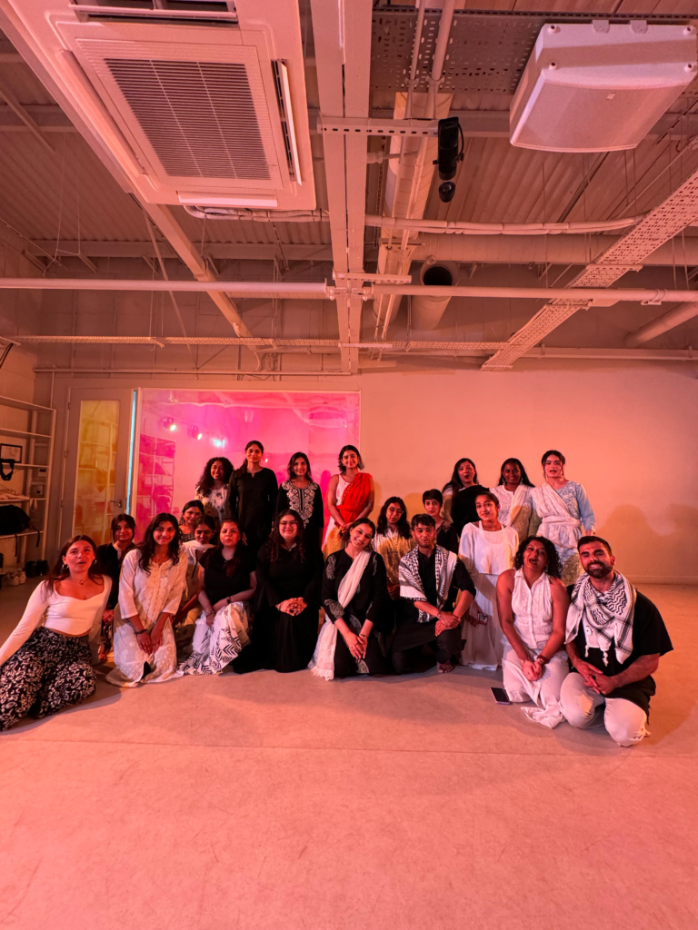Afsar Ali, founder of Muted Healing, hosting a cultural dance class.